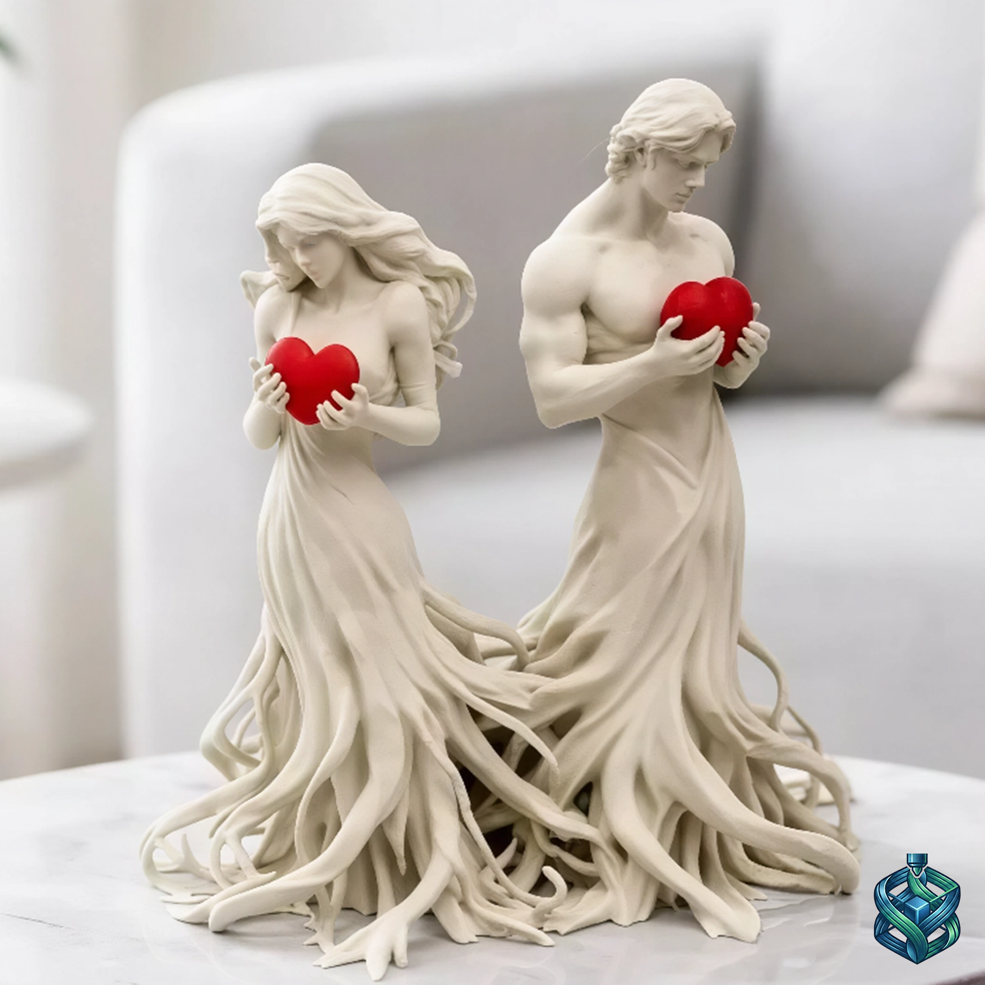 Couple Statue Organic Bond