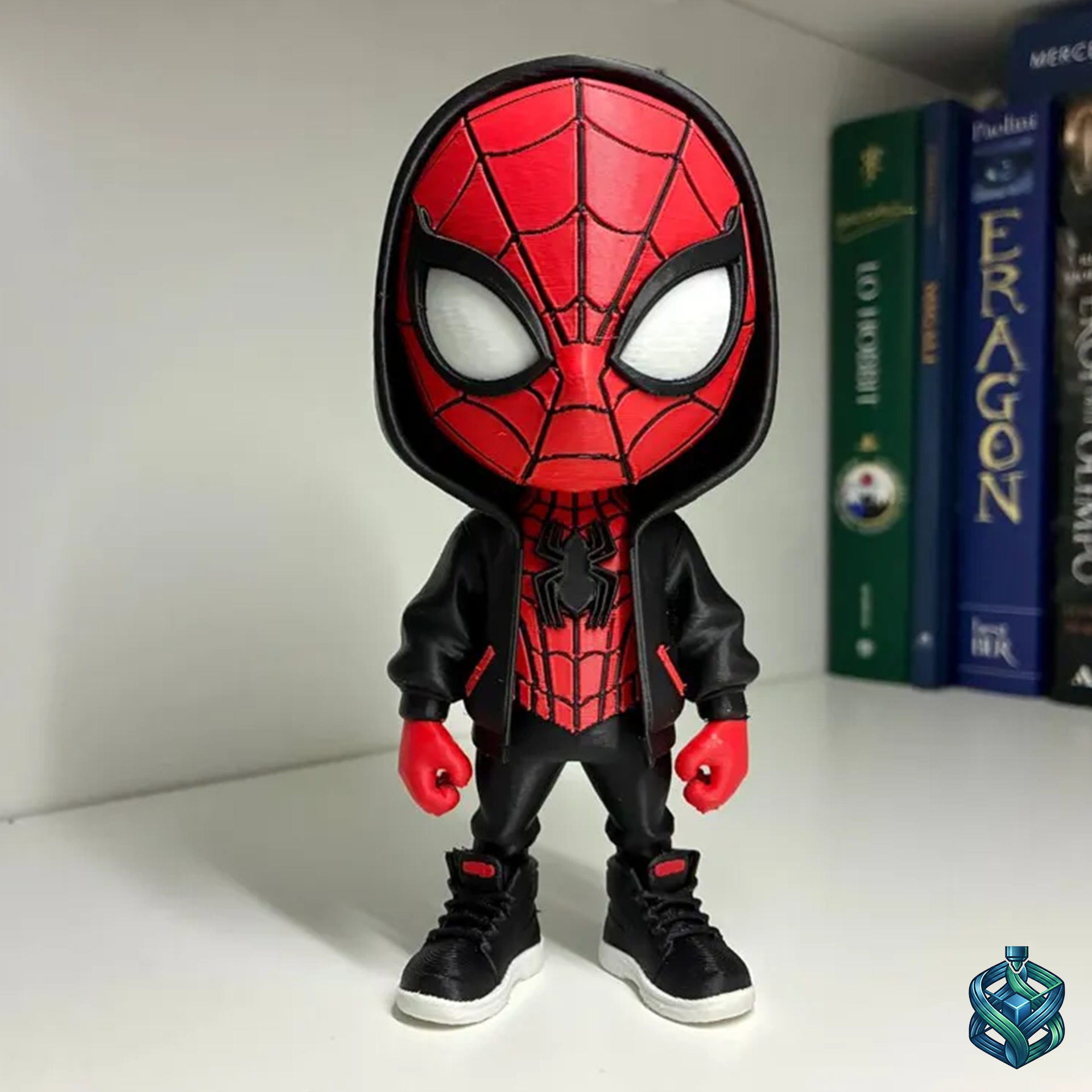 Spider-Inspired Hooded Collectible Figure